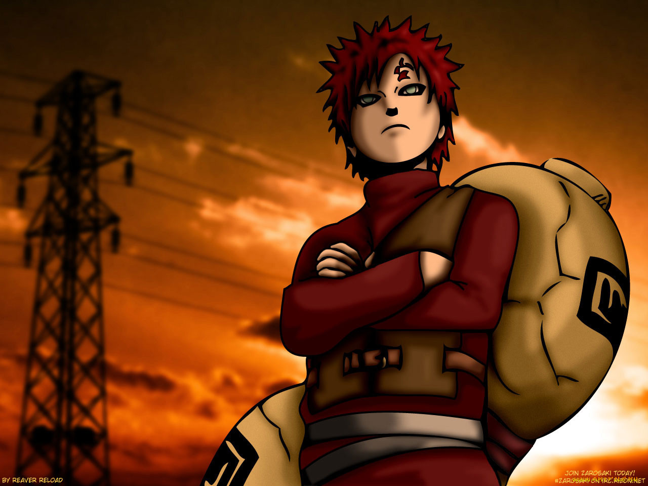 gaara, of, the, sand, , naruto